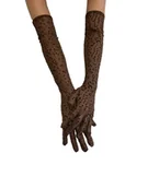 Rękawiczki - rękawiczki SHEER LEOPARD brown - miniaturka - grafika 1
