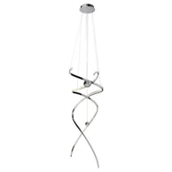 Lampy sufitowe - Ściemnialna lampa wisząca Ritz designerska LED 100W chrom - miniaturka - grafika 1