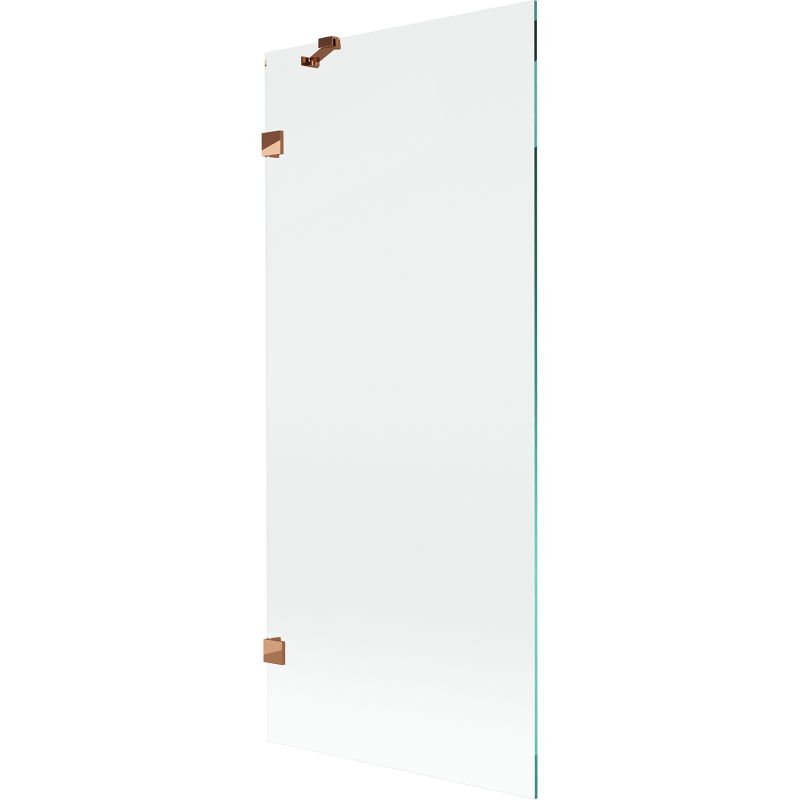 Mexen Lunar parawan nawannowy 1-skrzydłowy 80 x 150 cm, transparent, różowe złoto - 897-080-000-60-00