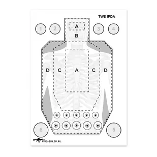 Tactical Weapon System - Tarcza strzelecka TWS IPDA - Tarcze i kulochwyty - miniaturka - grafika 1