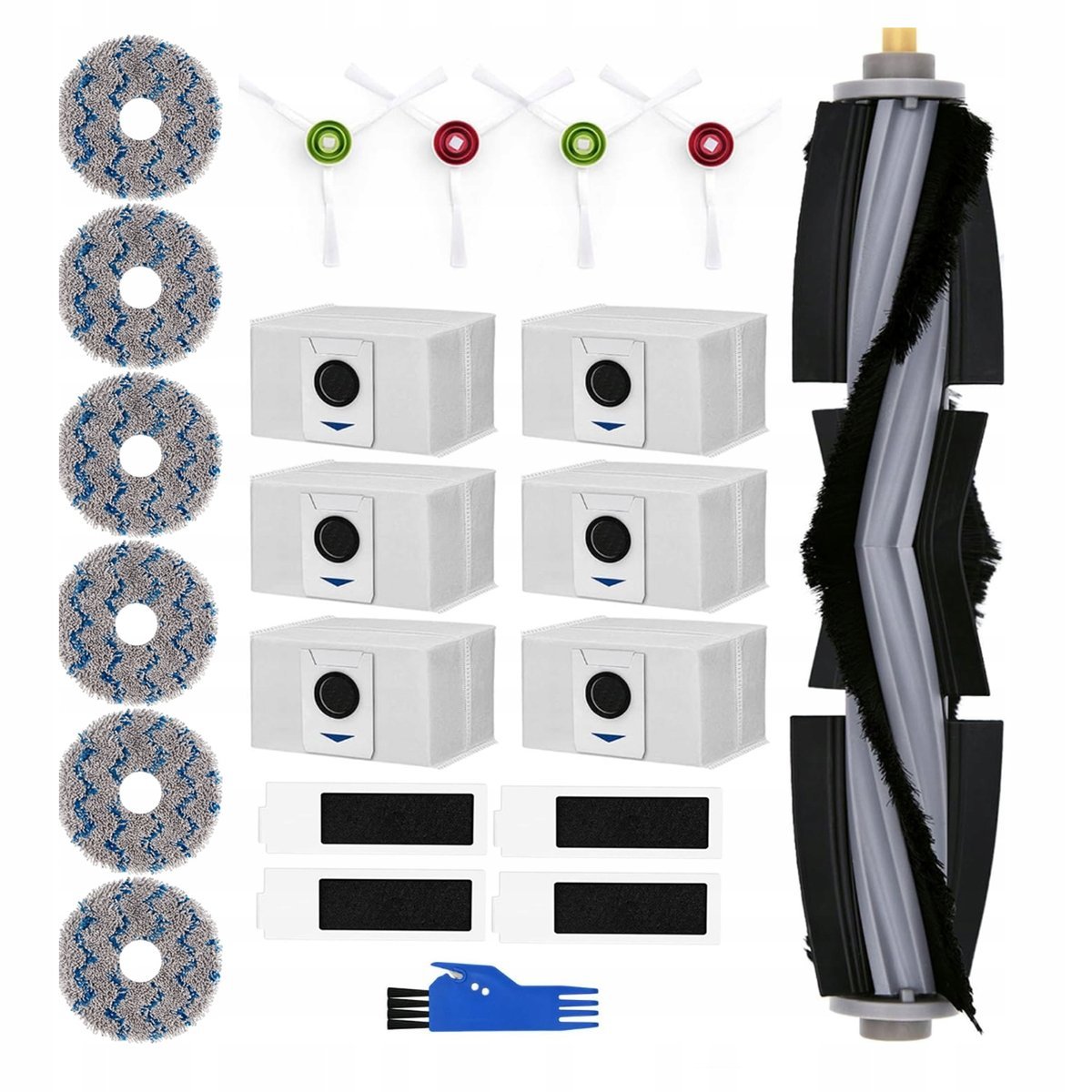 DUŻY ZESTAW do Ecovacs Deebot T20 Omni Pro worki mopy filtry szczotki worki