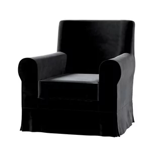 Dekoria Pokrowiec na fotel Ektorp Jennylund głęboka czerń 78 x 85 x 84 cm Velvet 613-704-17 - Pokrowce na meble - miniaturka - grafika 1
