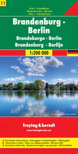 Brandenburgia Niemcy część 11 mapa 1:200 000 Freytag & Berndt Freytag&amp;Berndt - Atlasy i mapy - miniaturka - grafika 1