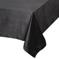 Obrusy i serwetki - Obrus EUROFIRANY Melinda 140 x 220 cm Czarny - miniaturka - grafika 1