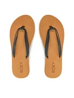 Klapki i japonki damskie - Roxy Japonki ARJL101169 Czarny - miniaturka - grafika 1