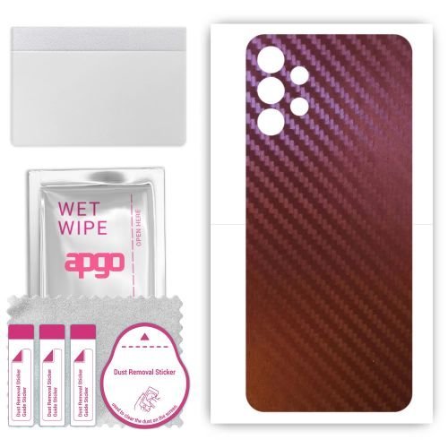 folia naklejka skórka strukturalna na TYŁ do Samsung Galaxy A13 SM-A137F - Carbon Kameleon CAKA5 - apgo SKINS