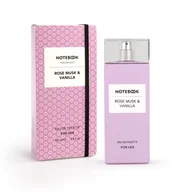 Wody i perfumy damskie - Notebook Fragrances Rose Musk & Vanilla woda toaletowa 100ml - miniaturka - grafika 1