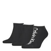 Skarpetki męskie - Calvin Klein Skarpetki Stopki Męskie 3 Pary Black 701218724 001 40-46 - miniaturka - grafika 1