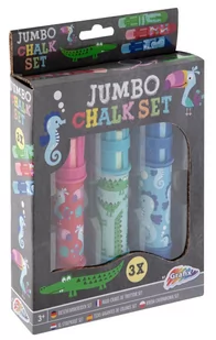 Zestaw 3 kred Jumbo z uchwytem - Grafix - Kreda - miniaturka - grafika 1