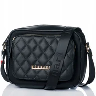 Torebki damskie - MONNARI Torebka Damska LISTONOSZKA Sportowa Pikowana Pojemna - miniaturka - grafika 1