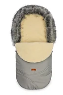 Śpiworki dla dzieci - Sensillo ŚPIWOREK ESKIMO GREY / WEŁNA 100 X 46 - miniaturka - grafika 1