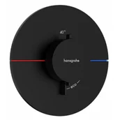 Baterie podtynkowe - HANSGROHE 15559670 ShowerSelect Comfort S Bateria termostatyczna, podtynkowa Czarny Matowy - miniaturka - grafika 1