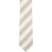 Krawaty i muchy męskie - Stenströms Lniany krawat | z dodatkiem jedwabiu - miniaturka - grafika 1