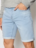 Spodenki męskie - ONLY & SONS Szorty jeansowe Ply 22018587 Niebieski Regular Fit - miniaturka - grafika 1