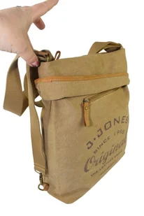 Torba JENNIFER JONES CANVAS Z Elementami Skórzanymi SŁOMIANA JJ4558 - Torby męskie - miniaturka - grafika 6