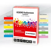 Papier do drukarek - Papier color A4 pomarańczowy 50 arkuszy Emerson - miniaturka - grafika 1