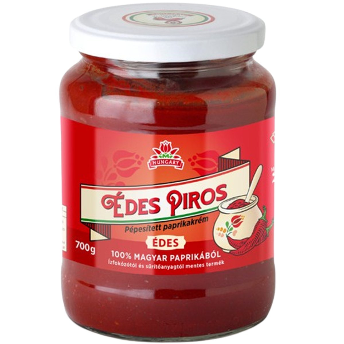 Edes Piros Paprikakrem 700g węgierska pasta paprykowa łagodna przecier