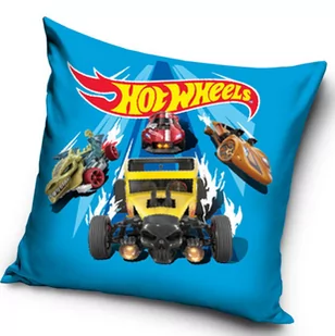 Poszewka  Velvet 40x40 miła pluszowa Hot Wheels - Pościel dla dzieci - miniaturka - grafika 1