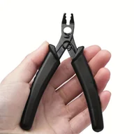 Inne - TEMU Profesjonalne szczypce jubilerskie z uchwytami z PVC - idealne do tworzenia biżuterii DIY i zabezpieczania koralików (0,3-0,5 mm) - miniaturka - grafika 1