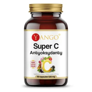 YANGO YANGO Super C Antyoksydanty camu camu, aronia, acerola, acai 90 kapsułek wegetariańskich - Witaminy i minerały - miniaturka - grafika 1