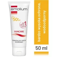 Balsamy i kremy do opalania - Emolium SUNCARE Mineralny Krem ochronny SPF 50, 7076581 - miniaturka - grafika 1