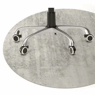 Podnóżki, podpórki, podkładki - Mata pod fotel biurowy Szary beton fi100 cm - miniaturka - grafika 1