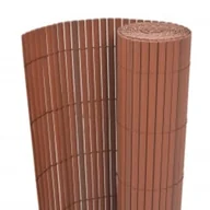 Ogrodzenia - Vidaxl shumee dwustronne 110x500 cm brązowe - miniaturka - grafika 1