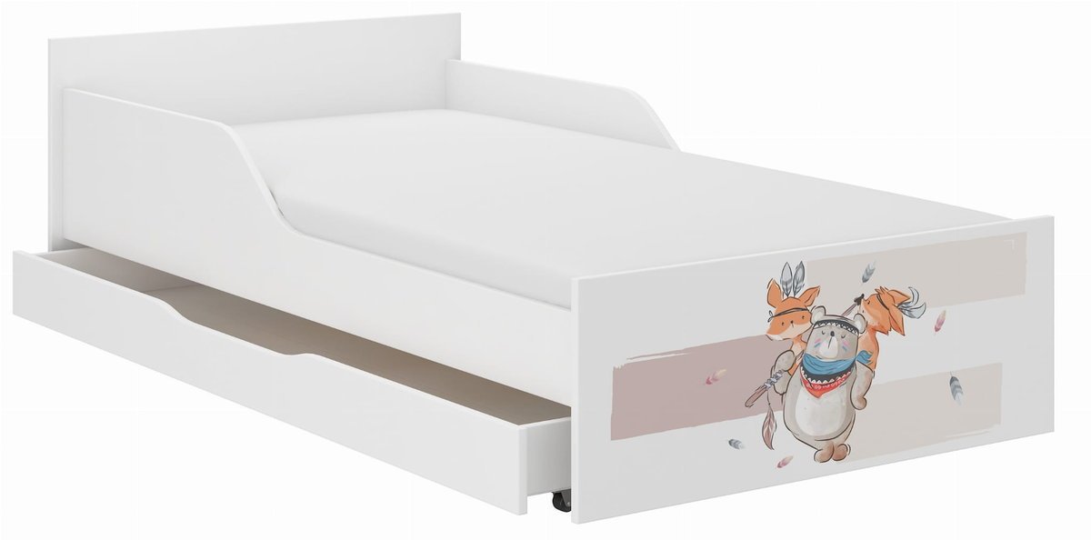 Łóżko dziecięce PUFI 180x90 MISIU