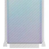 Akcesoria do tabletów i e-booków - folia naklejka skórka strukturalna na TYŁ+BOKI do Apple iPad Pro 11 (2021) - Carbon Przezroczysty - apgo SKINS - miniaturka - grafika 1