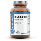 Witaminy i minerały - Pharmovit Witamina D3 4000 IU Suplement diety 120 kaps. - miniaturka - grafika 1