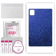 Akcesoria do tabletów i e-booków - folia naklejka skórka strukturalna na TYŁ do Apple iPad Pro 13 5 gen. 2024 - Plaster Miodu Niebieski - apgo SKINS - miniaturka - grafika 1