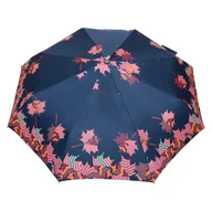 Parasole - Parasolka automatycznie otwierana i zamykana Carbon Steel 80 km/h liście na granatowym - miniaturka - grafika 1