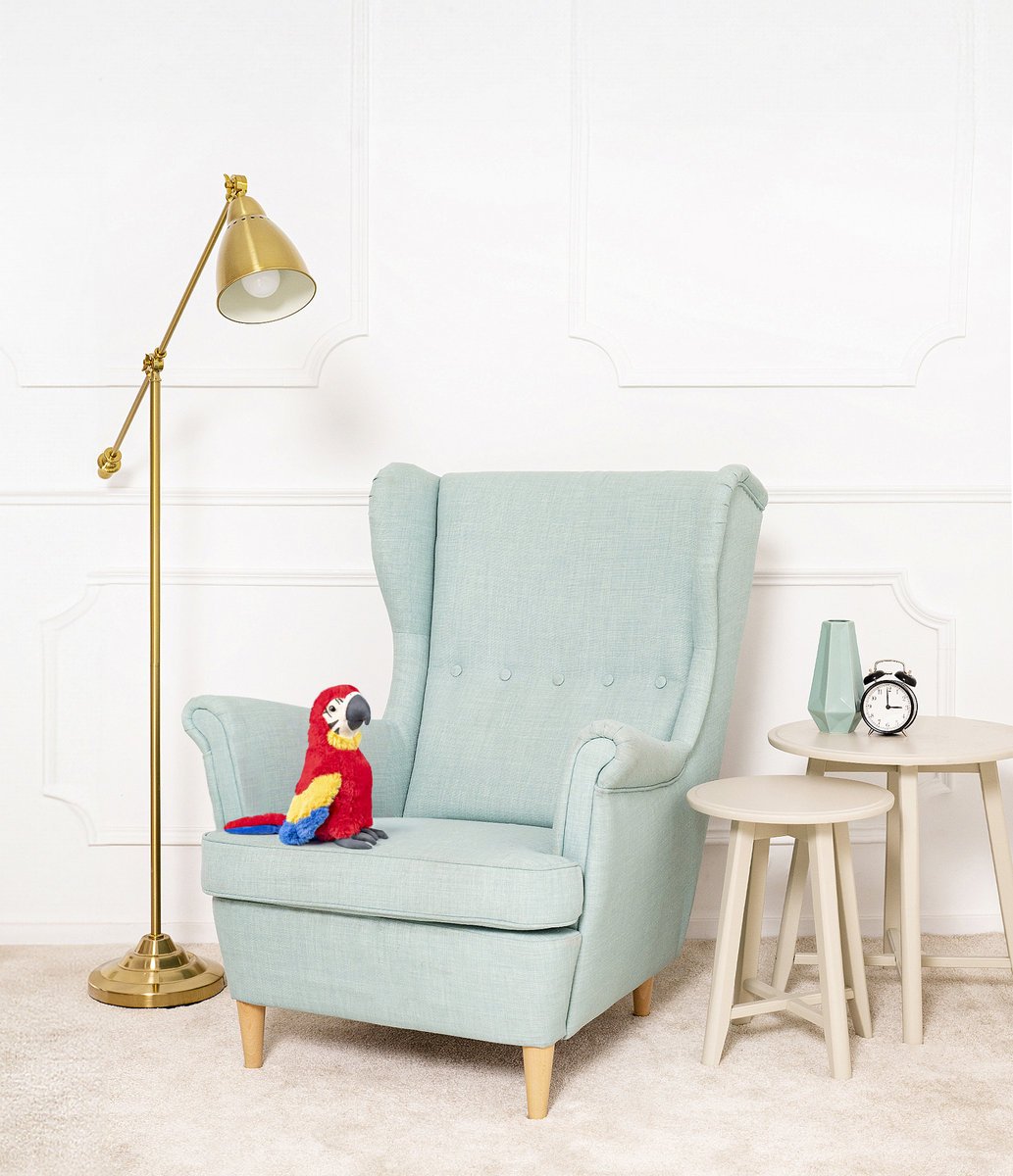 MIŚ PLUSZOWY PAPUGA GREGORY MASKOTKA PRZYTULANKA ZABAWKA DLA DZIECI - 20CM