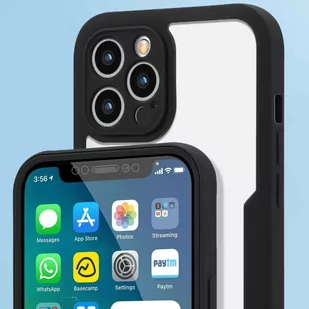 Etui Pancerne 360 obudowa Alogy Armor Case na telefon do Apple iPhone 13 Pro Max Black - Etui i futerały do telefonów - miniaturka - grafika 8