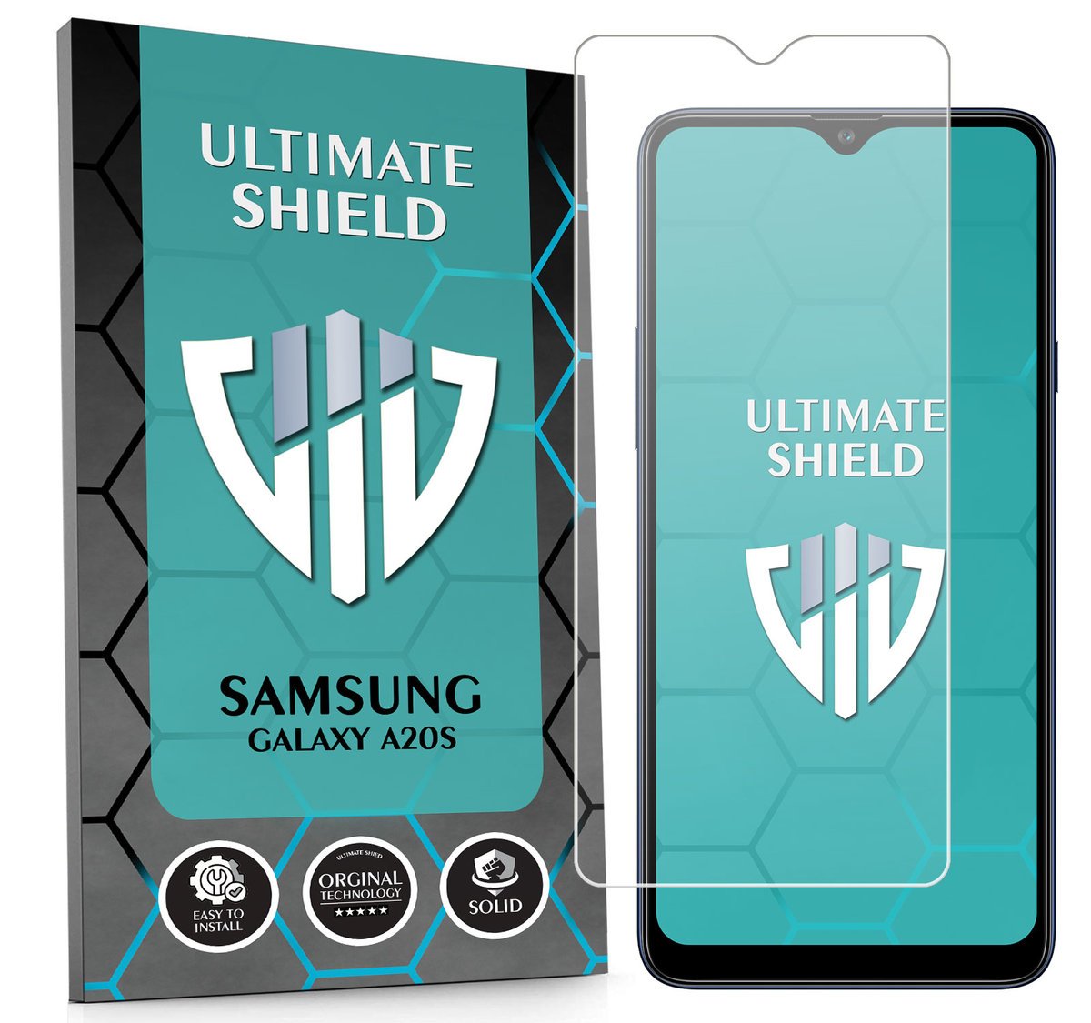 WZMOCNIONE SZKŁO OCHRONNE SZYBKA SZKIEŁKO NA EKRAN DO SAMSUNG GALAXY A20S