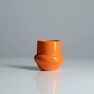 Kubki - Kubek not.bad studio DUO 400ml - Pomarańczowy wypukły - miniaturka - grafika 1