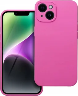 OEM Futerał SILICONE 2mm do IPHONE 14 róż - Etui i futerały do telefonów - miniaturka - grafika 1