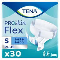 Pieluchy dla dorosłych - Tena Flex ProSkin, pieluchomajtki, rozmiar S, 61-87 cm, Plus, 30 sztuk - miniaturka - grafika 1