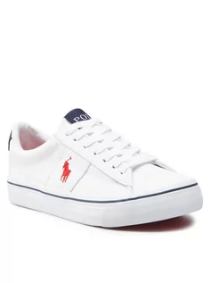 Buty dla chłopców - Ralph Lauren Polo Tenisówki Sayer RF103550 Biały - grafika 1