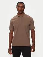 Koszulki męskie - Selected Homme Polo 16094575 Beżowy Regular Fit - miniaturka - grafika 1