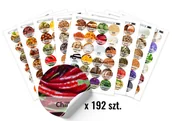 Etykiety do drukarek - Naklejki na przyprawy etykiety na słoiki 192szt W5 - miniaturka - grafika 1