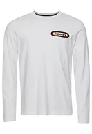 Koszulki męskie - Superdry Vintage Cl Seasonal LS Top Koszulka męska, Jasny biały, L - miniaturka - grafika 1