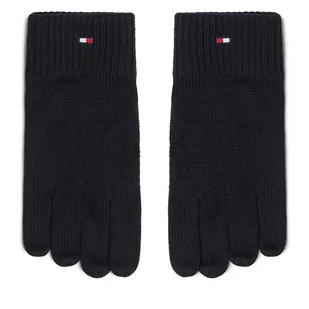 Rękawiczki Męskie Tommy Hilfiger Essentials AM0AM12845 Czarny - Rękawiczki - miniaturka - grafika 1