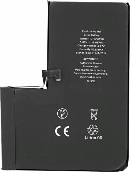 bateria iPhone 14 Pro Max APN jako oryginalna bateria zastępcza 4321 mAh