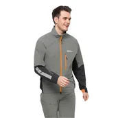 Kurtki męskie - Męska kurtka rowerowa Jack Wolfskin MOROBBIA 2.5L JKT M gecko green - S - miniaturka - grafika 1