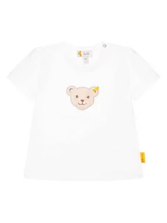 Kaftaniki dla niemowląt - Steiff Koszulka w kolorze białym - grafika 1
