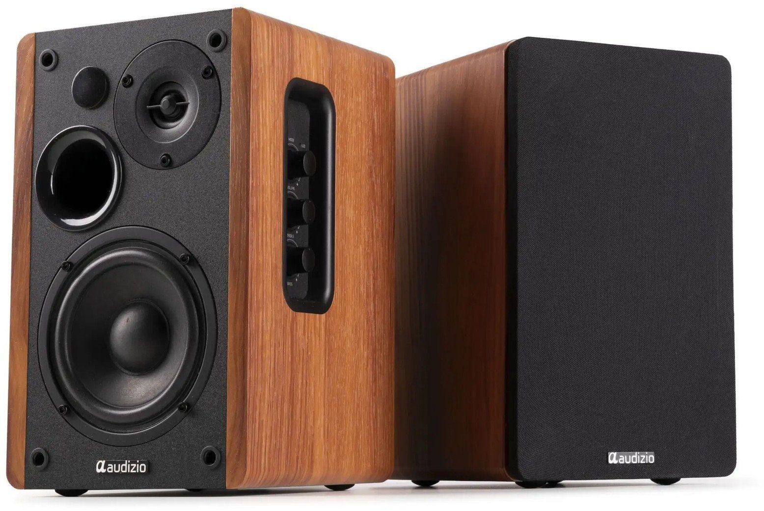 Zestaw aktywnych głośników półkowych KS01 80W, drewno one size