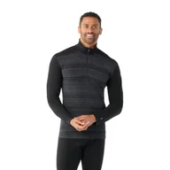 Bluzy narciarskie - Bluza męska Smartwool Classic Thermal Merino Base Layer 1/4 Zip Boxed - miniaturka - grafika 1