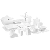 Serwisy obiadowe - Serwis obiadowy porcelanowy AMBITION Kubiko 12 osób (109 elementów) - miniaturka - grafika 1