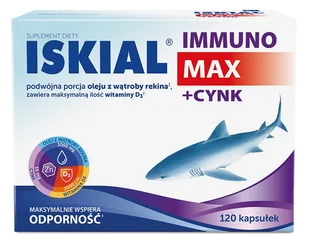USP ZDROWIE Iskial Immuno Max + Cynk x 120 kaps - Witaminy i minerały - miniaturka - grafika 1